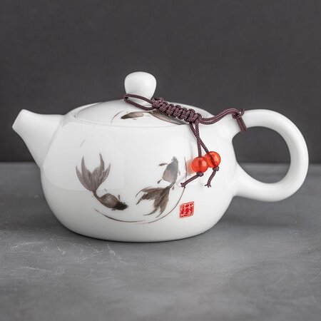 Чайник керамический "Золотые рыбки"