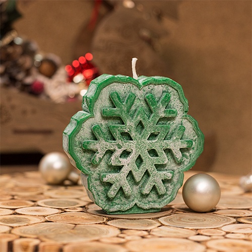 Свеча "Снежинка"